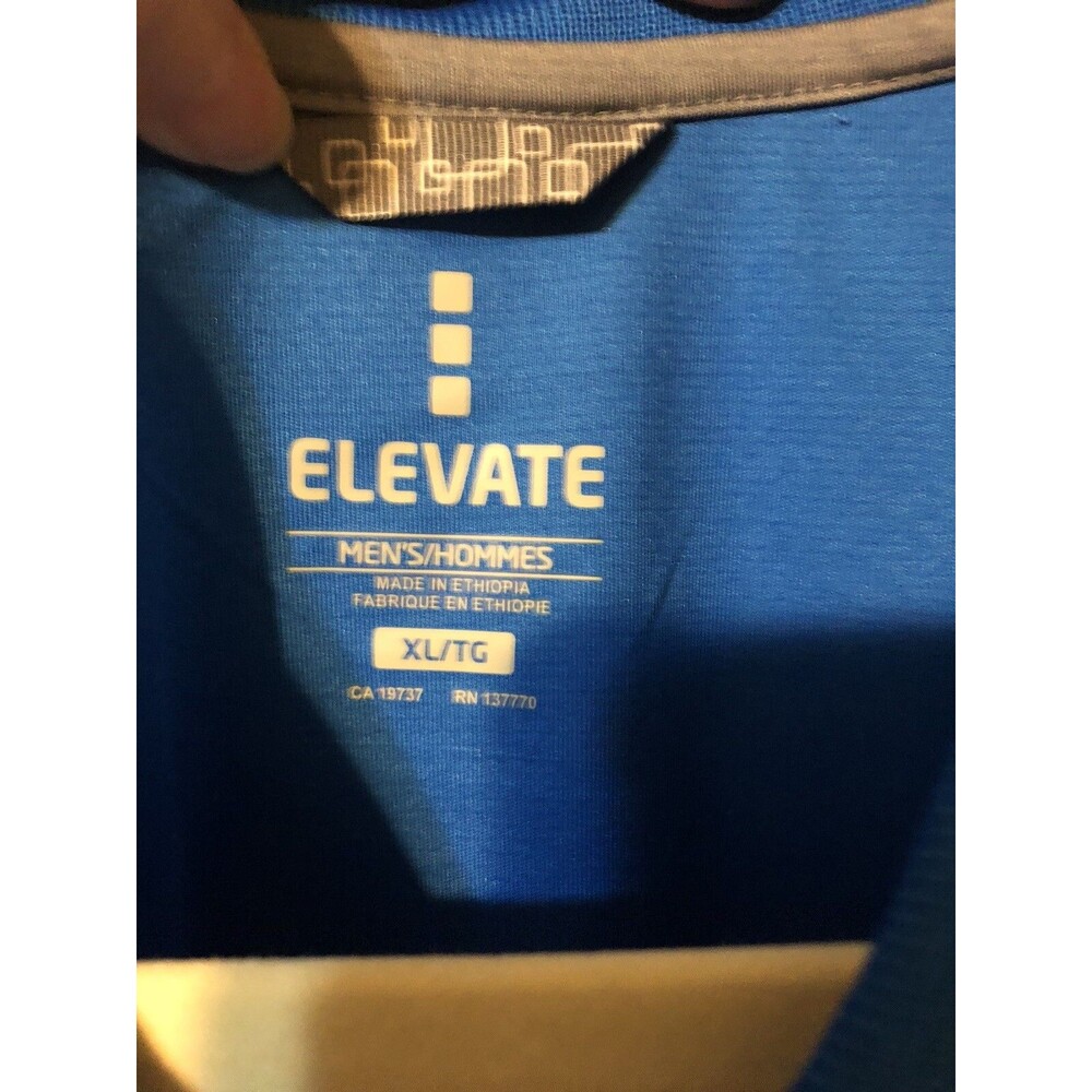Men’s Elevate Polo Shirt Blue XL/TG Kelloggs on Top Right Side NWT - Picture 6 of 6